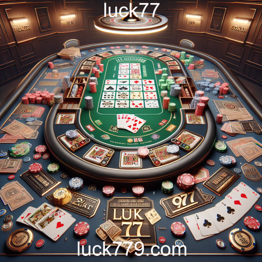 Poker Online: A Emoção nas Mesas Virtuais do Luck77